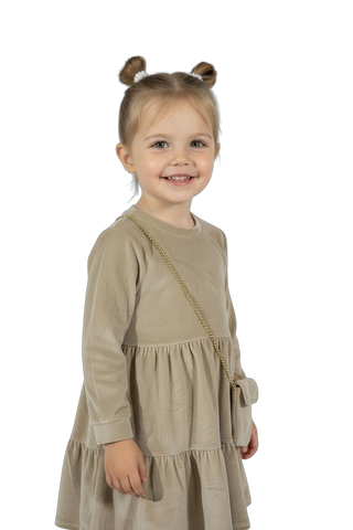 Vestito con borsetta