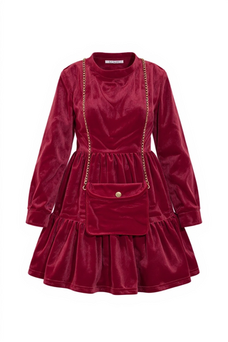 Vestito con borsetta