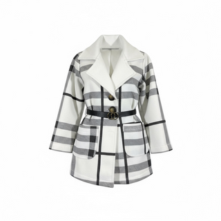 Cappotto con cintura