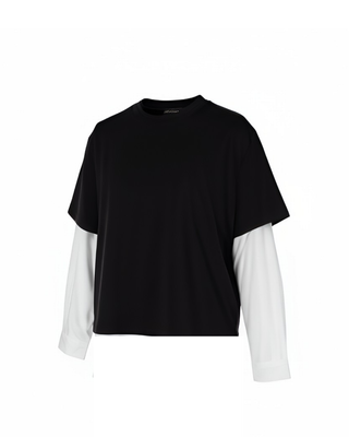 Felpa con Manica camicia