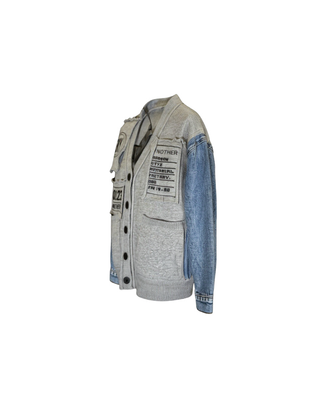 Cardigan Con manica Jeans