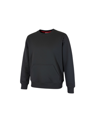 Felpa nera con tasconi