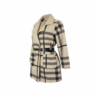 Cappotto con cintura