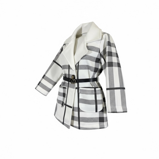 Cappotto con cintura