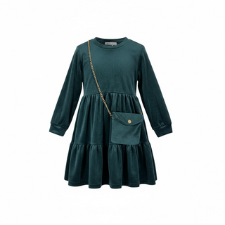 Vestito con borsetta