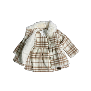 Vestito con cappotto quadri