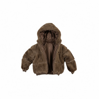 Pelliccia con cappuccio