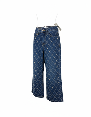 Jeans Strass quadri